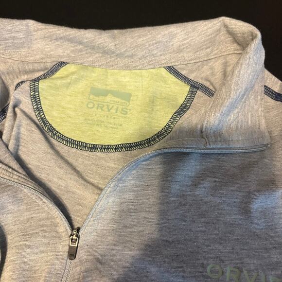 Orvis Shirt Mens XL Blue Pullover Outdoors Fishing Hiking Preppy Lightweight - Picture 5 of 6